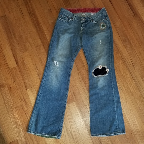 Lucky Brand Denim - Lucky Brand Patched Embroidered 'Sweet Dream Jean'
